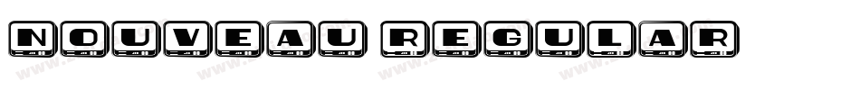 Nouveau Regular字体转换